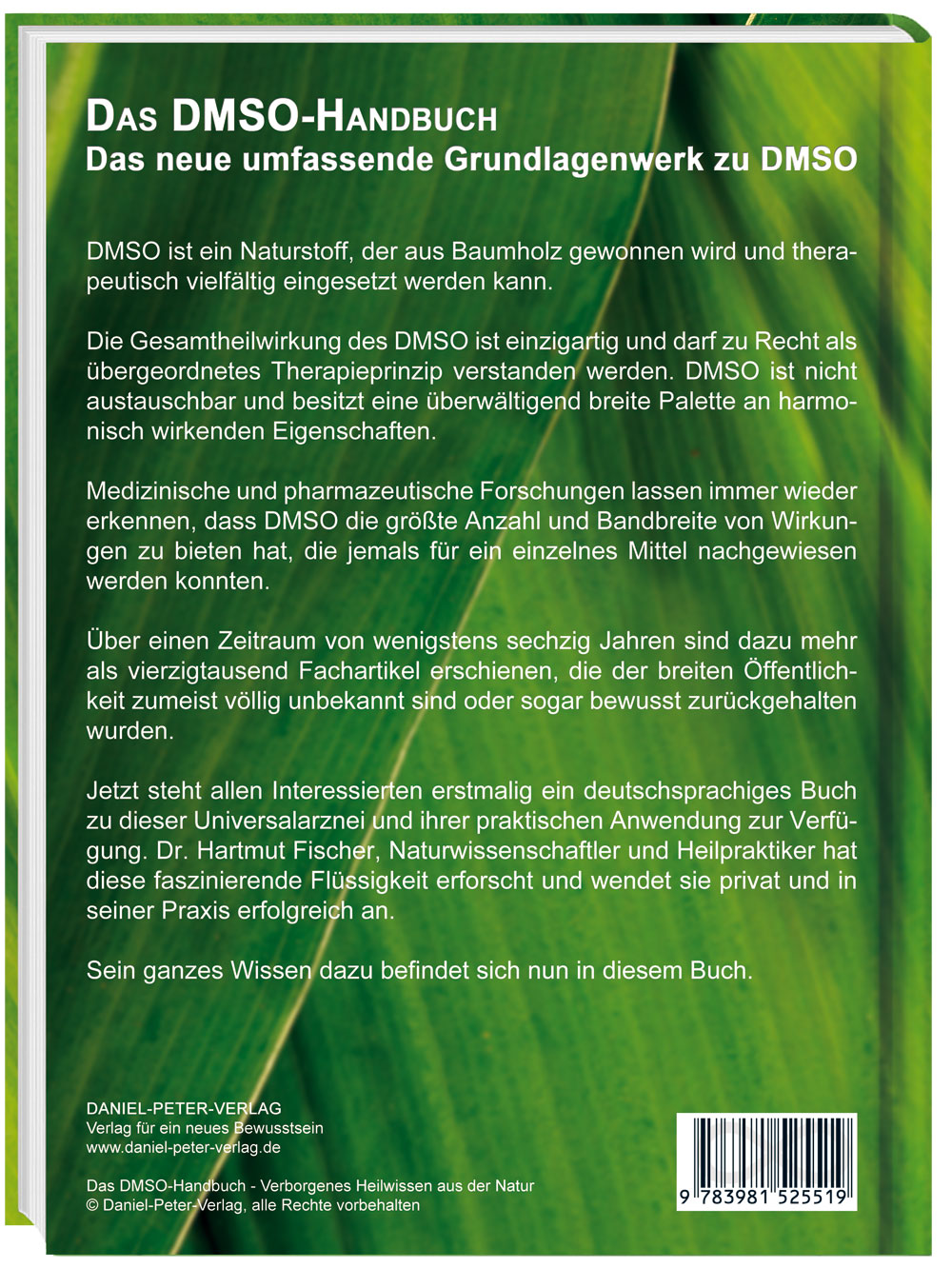 Rückseitencover Das DMSO-Handbuch