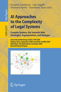 Vorderes Coverbild AI Approaches to the Complexity of Legal Systems