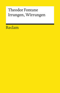 Vorderes Coverbild Irrungen, Wirrungen. Roman. Textausgabe mit Anmerkungen/Worterklärungen und Nachwort