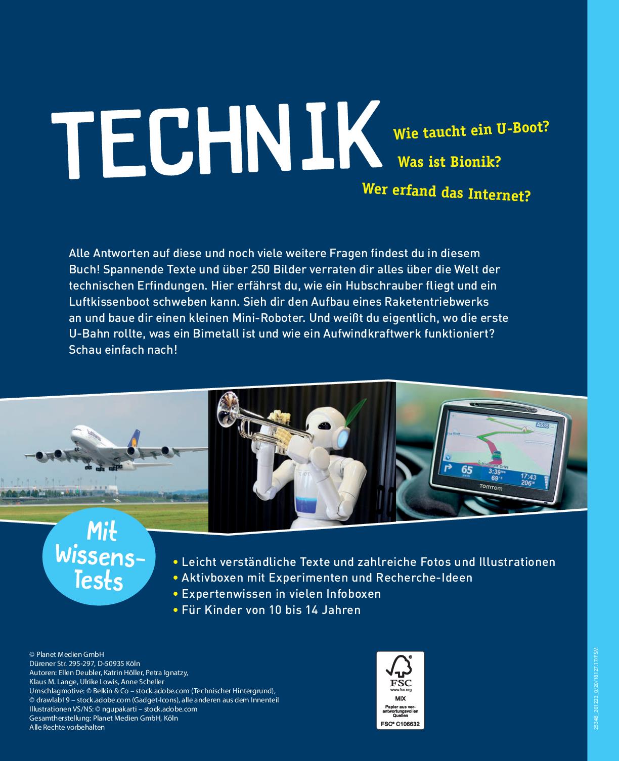 Rückseitencover Technik