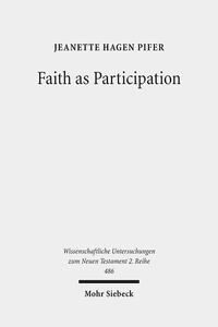 Vorderes Coverbild Faith as Participation