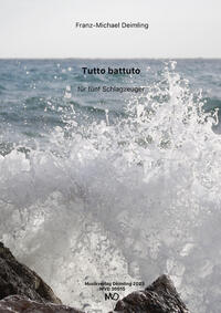 Vorderes Coverbild Tutto battuto für fünf Schlagzeuger