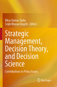 Vorderes Coverbild Strategic Management, Decision Theory, and Decision Science