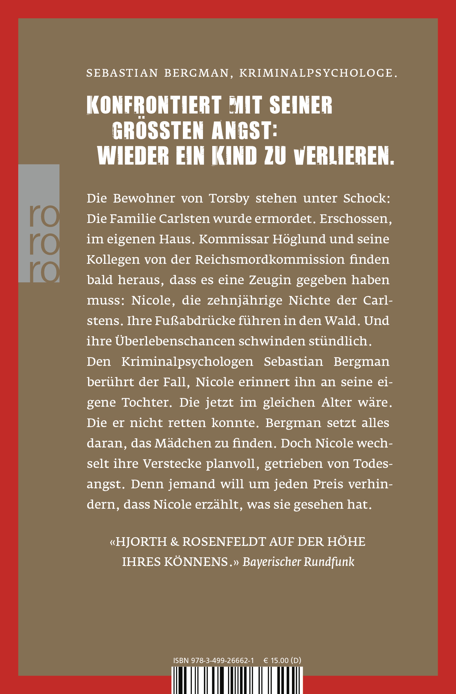 Rückseitencover Das Mädchen, das verstummte