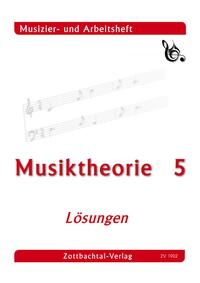 Vorderes Coverbild Musiktheorie 5 Lösungen