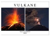 Vorderes Coverbild Vulkane - Magma, Lava, Eruptionen (Wandkalender 2025 DIN A3 quer), CALVENDO Monatskalender