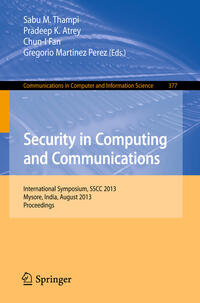 Vorderes Coverbild Security in Computing and Communications