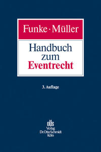 Vorderes Coverbild Handbuch zum Eventrecht