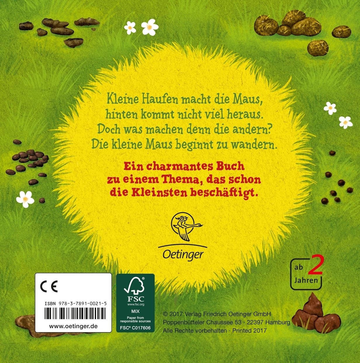 Rückseitencover Zeig mal, sagt die kleine Maus, was kommt bei dir denn hinten raus?