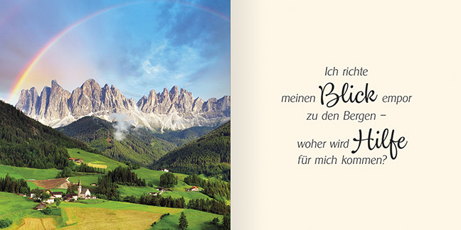 Beispielinhalt (Bild) Ich schenke dir Psalm 121