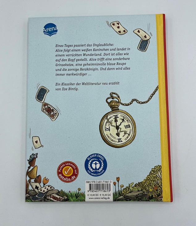 Rückseitencover Alice im Wunderland
