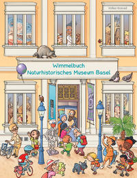 Vorderes Coverbild Wimmelbuch Naturhistorisches Museum Basel