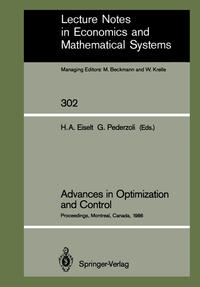 Vorderes Coverbild Advances in Optimization and Control