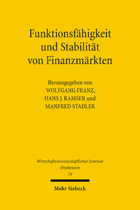 Vorderes Coverbild Funktionsfähigkeit und Stabilität von Finanzmärkten