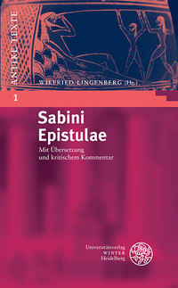 Vorderes Coverbild Sabini Epistulae