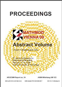 Vorderes Coverbild Proceedings MATHMOD 09 Vienna Abstract Volume