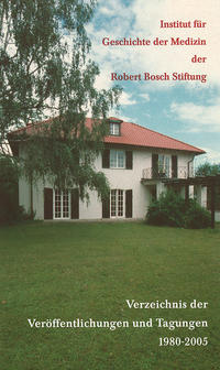Vorderes Coverbild Verzeichnis der Veröffentlichungen und Tagungen 1980-2005