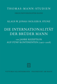 Vorderes Coverbild Die Internationalität der Brüder Mann