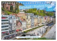 Vorderes Coverbild Karlsbad / Karlovy Vary - Kleinod im Westböhmischen Bäderdreieck (Tischkalender 2026 DIN A5 quer), CALVENDO Monatskalender