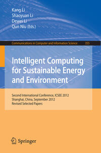 Vorderes Coverbild Intelligent Computing for Sustainable Energy and Environment