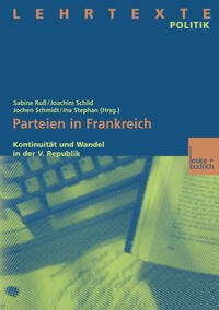 Vorderes Coverbild Parteien in Frankreich