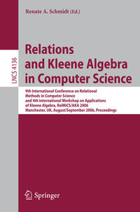 Vorderes Coverbild Relations and Kleene Algebra in Computer Science
