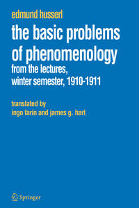 Vorderes Coverbild The Basic Problems of Phenomenology
