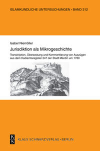 Vorderes Coverbild Jurisdiktion als Mikrogeschichte.