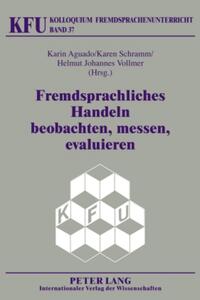 Vorderes Coverbild Fremdsprachliches Handeln beobachten, messen, evaluieren
