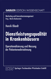 Vorderes Coverbild Dienstleistungsqualität in Krankenhäusern