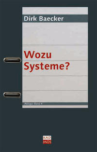 Vorderes Coverbild Wozu Systeme?