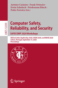 Vorderes Coverbild Computer Safety, Reliability, and Security. SAFECOMP 2020 Workshops