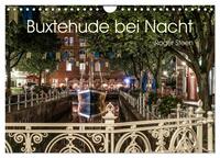 Vorderes Coverbild Buxtehude bei Nacht (Wandkalender 2025 DIN A4 quer), CALVENDO Monatskalender