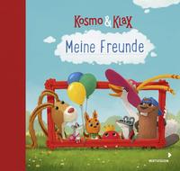 Vorderes Coverbild Kosmo & Klax. Meine Freunde Eintragbuch Kindergartenfreunde Freundebuch