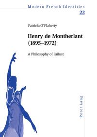 Vorderes Coverbild Henry de Montherlant (1895–1972)