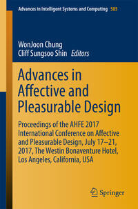 Vorderes Coverbild Advances in Affective and Pleasurable Design