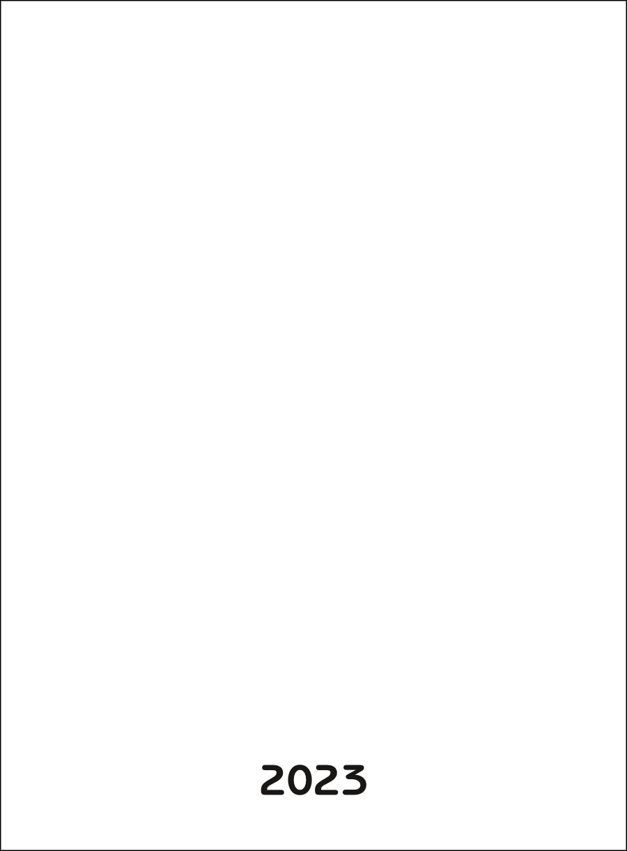Anderes Coverbild Mid White 2023 - Do it yourself calendar