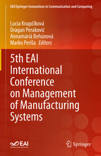 Vorderes Coverbild 5th EAI International Conference on Management of Manufacturing Systems