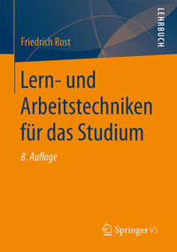 Vorderes Coverbild Lern- und Arbeitstechniken für das Studium