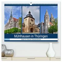 Vorderes Coverbild Mühlhausen in Thüringen - Stadt im Herzen Deutschlands (hochwertiger Premium Wandkalender 2026 DIN A2 quer), Kunstdruck in Hochglanz