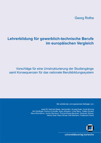 Vorderes Coverbild Lehrerbildung für gewerblich-technische Berufe im europäischen Vergleich