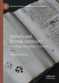 Vorderes Coverbild Derrida and Textual Animality