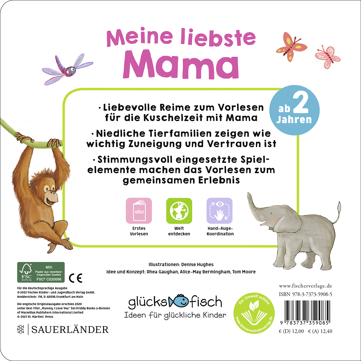 Rückseitencover Glücksfisch: Meine liebste Mama