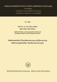 Vorderes Coverbild Mathematische Charakterisierung und Bewertung elektromagnetischer Senderanordnungen