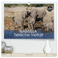 Vorderes Coverbild Namibia - Tierische Vielfalt (Planer) (hochwertiger Premium Wandkalender 2025 DIN A2 quer), Kunstdruck in Hochglanz