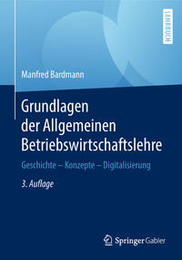 Vorderes Coverbild Grundlagen der Allgemeinen Betriebswirtschaftslehre