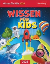 Vorderes Coverbild Wissen für Kids Tagesabreißkalender 2026