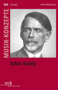 Vorderes Coverbild Zoltán Kodály