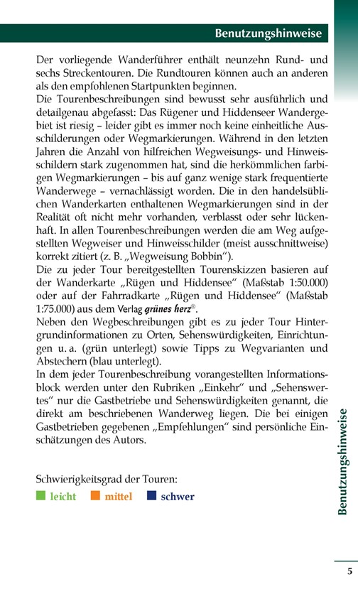 Beispielinhalt (Bild) Rügen – Ein Wanderführer