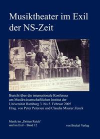 Vorderes Coverbild Musiktheater im Exil der NS-Zeit